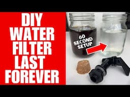 DIY: Genius Water Filter That Sets Up In Seconds And Last A Lifetime