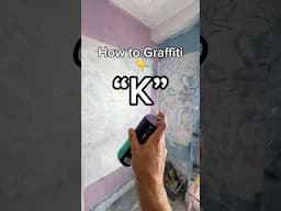 Graffiti Alphabet Letter “K” 👈 #graffiti