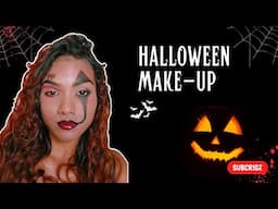 Halloween make-up tutorial/Sah silva ~ Doçuras ou travessuras