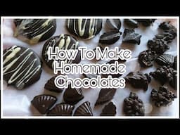 How to make Easy Homemade Chocolates | 6 Types of Chocolates At Home