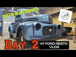 47 ford resto vlog part 2 more panel alignment, gaps, hinges and horrid hidden old bodywork gems!