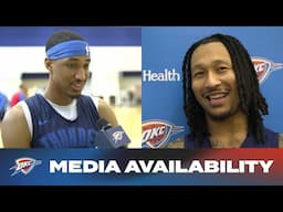 Shootaround Media Availability + One on One with Aaron Wiggins | February 10, 2025 | OKC Thunder