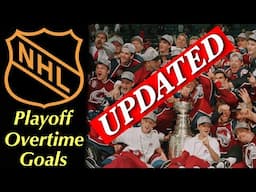 Playoff Overtime Goals | Gary Thorne Edition NHL [UPDATED]