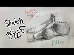 How to Sketch Correctly | စကပ်ဆွဲနည်းလေးပါ