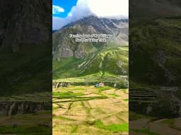 Farming land of Nar Village Nar Phu Valley Trek in Nepal #shorts #trekking