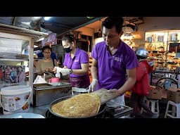 The most hardworking couple selling brown sugar pie | Street Food in Penang