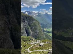 Spectacular Fjord Views from Loen Skylift & Mt Hoven | Olden Norway #shorts #norway #beautiful