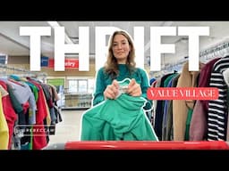 Rich Value Village Thrift Haul | Scored Reformation & Everlane!