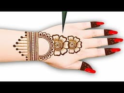 Simple easy mehndi design | valentine's day special mehndi design | mehandi ka design | mehendi