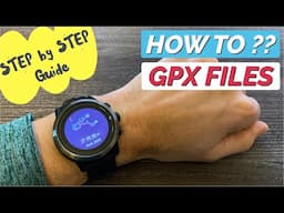 EASY GUIDE! | GPX & Aid Stations on your running watch!