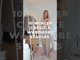 10x10 winter capsule wardrobe PART 1 #winterfashion #winterwardrobe#capsulewardrobe#asmr #asmrvideo