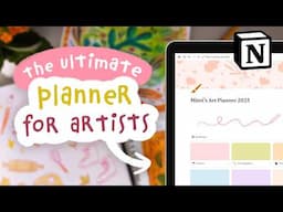 The Art Planner That Gets Me Organised - Full Notion Tour