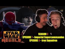 Star Wars Rebels: Season 3 Episodes 7 and 8 (DAD AND SON FIRST TIME WATCHING)