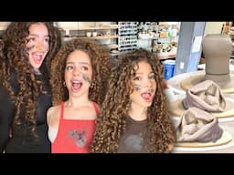 Kalogeras Sisters TRY POTTERY WHEELS!