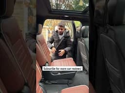 Better than Maybach?! Check out the rear seats of the GMC Yukon Denali Ultimate #shorts #trending