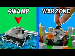 Working LEGO Tank vs Obstacles...