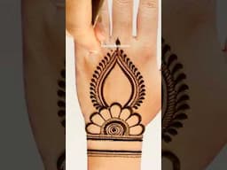 New Simple backhand Mehndi design #sunithasmehndiart #mehndi #simplemehndi #youtubeshorts #shorts