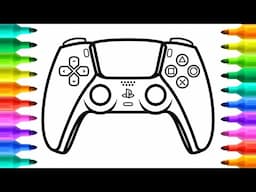 Coloring PLAYSTATION 5 CONTROLLER