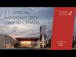 T7 Official Handover 2025: Italy to Canada