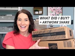 Unboxing new scrapbooking supplies from Stampin’ Up!