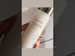 GLASS skin or CLOGGED pores? Viral milky tirtir toner review  #koreanskincare #ytshorts