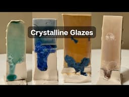 Crystalline Glazes: Unboxing & Testing 4 New glazes from Chrysanthos