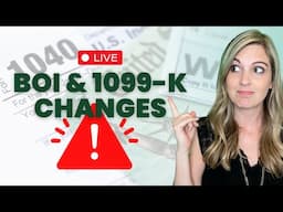 BOI Filing Update & 1099-K Changes: What Business Owners MUST Know!