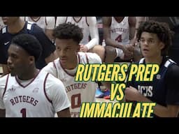 “WE GOT NOW‼️” Rutgers Prep vs Immacukate GETS HEATED! New Years Jumpoff