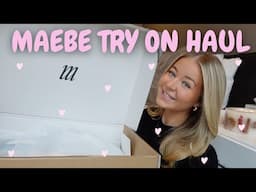 MAEBE TRY ON HAUL♡ HONEST REVIEW & FIRST IMPRESSIONS | DECEMBER 2024 | CHLOEWHITTHREAD