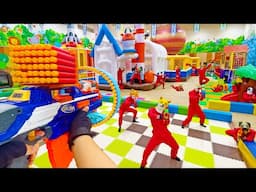 Nerf War | Amusement Park Battle Collection 14(Nerf First Person Shooter)