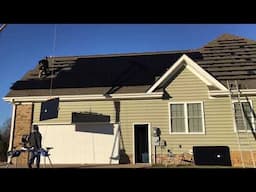 WOW - Man installs 39 Solar Panel System by himself - Time Lapse