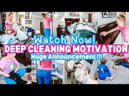 Ultimate Deep Cleaning Motivation | Satisfying House Reset + HUGE ANNOUNCEMENT!