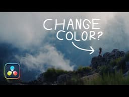 How to Change Any Color in DaVinci Resolve | Color Warper Tutorial