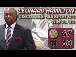 Leonard Hamilton press conference, reveals reasons for resigning from Florida State #FSU | Warchant