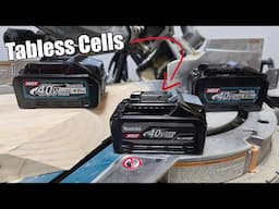 Makita's New XGT 4Ah BL4040F Tabless Vs 5Ah BL4050F For Power Output #Makita