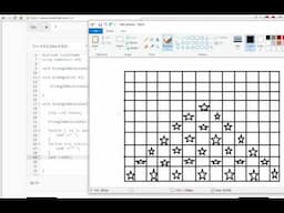 C++ Program : Equilateral Triangle using recursion