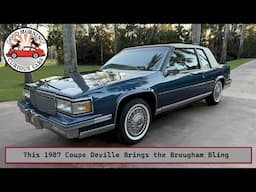 1987 Cadillac Coupe Deville Springtime Edition Brings the Brougham Bling to the Downsized Cars