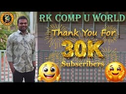 Happy New year 2025 || 30 K Subscribers || By K. Ramesh