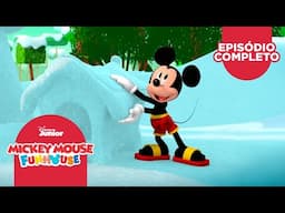 Mickey Mouse Casa Da Diversão | Episódio Completo | Neve no Verão / Sunny, o Boneco de Neve!