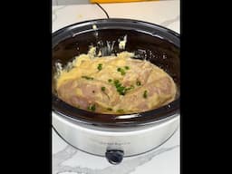 Easiest crockpot comfort meal!