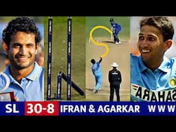 THRILLING BOWLING 🔥BY IRFAN PATHAN 3WKT, AJIT AGARKAR 3WKT VS SRI LANKA | IND VS SL | BOWLING😱