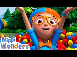 Ultimate Ball Pit Playground! | Blippi Wonders - Kids Cartoons | Party Playtime!