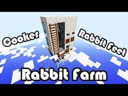 Tiny Rabbit Farm! Breed, Cook, Rabbits Foot [1.8 Minecraft]