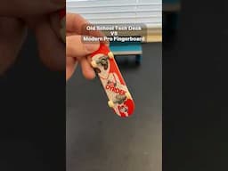 Old School Tech Deck Vs Modern Pro Fingerboard #fingerboarding