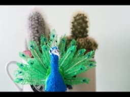 3d pen art - How to make a 3d peacock/3d pen creation/DIY-The Future Pen