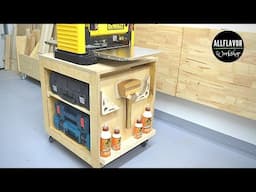 Make a Rolling Tool Cart | DIY Planer Stand