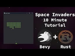 Making a Space Invaders Game with Bevy and Rust in under 10 Minutes