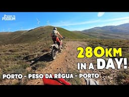 280km to the vineyards w/ a cracked rim | Enduro Ride