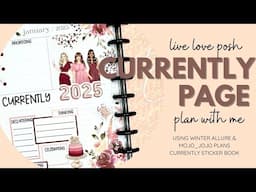 JANUARY CURRENTLY PAGE | CLASSIC HAPPY PLANNER | WINTER ALLURE LIVE LOVE POSH 2025 NEW YEAR