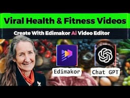 Make $1000 through Fitness videos  | AI Faceless channel| With Edimakor 🔥